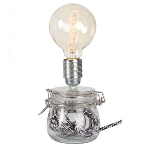 Hauptbild: Sale Glaslampe Bocal mit Stoffkabel