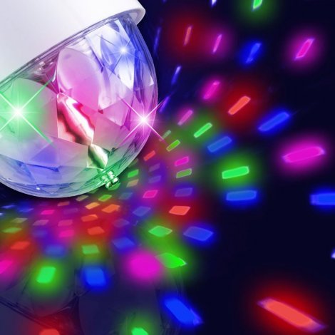 Hauptbild: LED Discokugel Lampe E27 Wofi  3W Farbwechsel