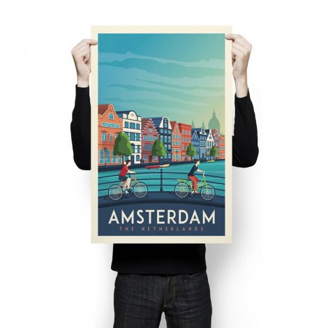 Hauptbild: Vintage Poster XL Amsterdam