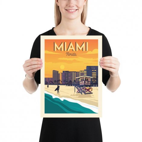 Hauptbild: Vintage Poster M Florida Miami