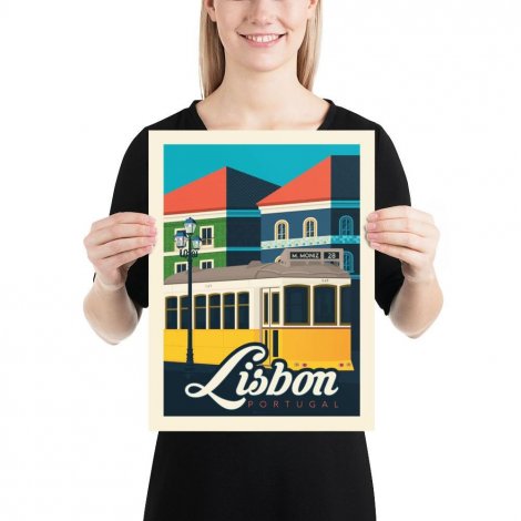 Hauptbild: Vintage Poster M Lissabon