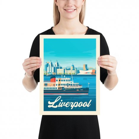 Hauptbild: Vintage Poster M Liverpool