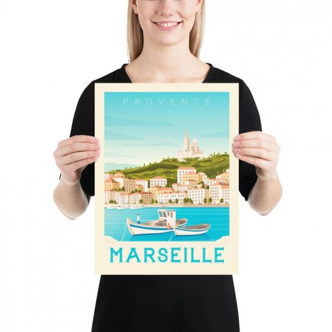Hauptbild: Vintage Poster M Marseille Provence