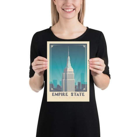 Hauptbild: Vintage Poster S Empire State Building New York