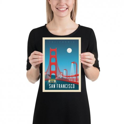 Hauptbild: Vintage Poster S San Francisco Golden Gate