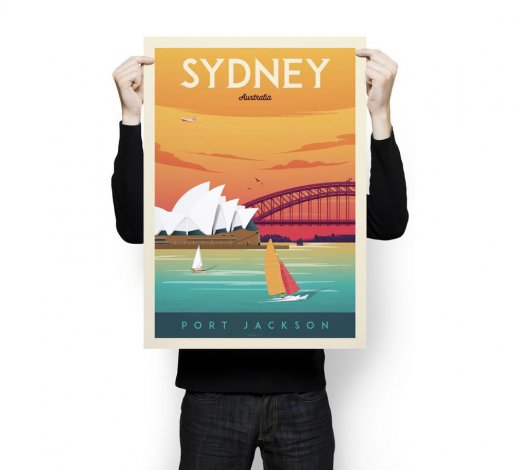 Hauptbild: Vintage Poster XL Sydney