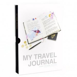 Travel Journal Mein Reisetagebuch schwarz