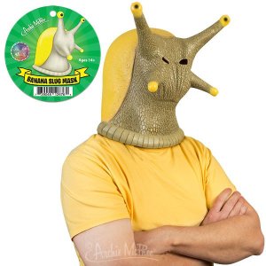 Sale Bananen Schnecke Maske aus Latex