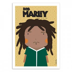 Art-Poster - Bob Marley - Ninasilla A3