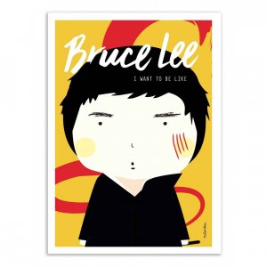 Art-Poster - Bruce Lee - Ninasilla A3