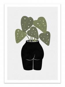 Art-Poster - Butt-tanical Vase - Orara Studio