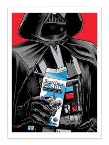 Art-Poster - Darth Vader - Joshua Budich A3