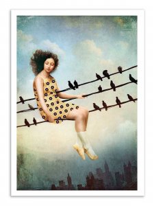 Art-Poster - Hangin There - Catrin Welz-Stein A3