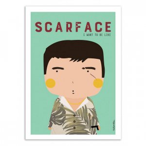Art-Poster - Scarface - Ninasilla A3