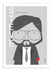 Art-Poster - Steve Jobs - Ninasilla A3