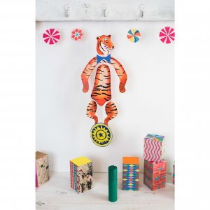 Kinderzimmer Zirkus Tiger Kinetic Mobile
