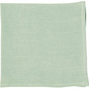 Textilserviette Linen Uni pale vert