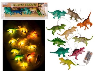Lichterkette Dinosaurier 10 LED