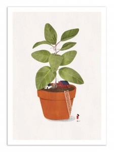 Art-Poster - Plant home - Maja Tomljanic