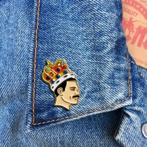 The Found Emaille-Pin Freddie Mercury