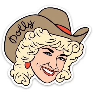 Vinyl Sticker Dolly Parton