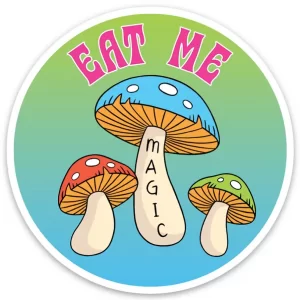 The Found Vinyl Sticker Magic Mushrooms