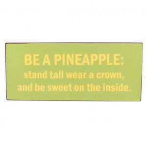 Email-Schild be a pineapple