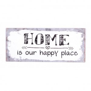 Email-Schild Home is our happy place