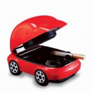 Aschenbecher Cabrio mit USB Rauch Absorber
