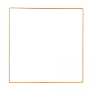 MetallhÃ¤nger Quadrat gold 15 cm
