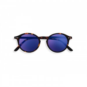 IZIPIZI Sonnenbrille #D Tortoise Blue Mirror Lenses