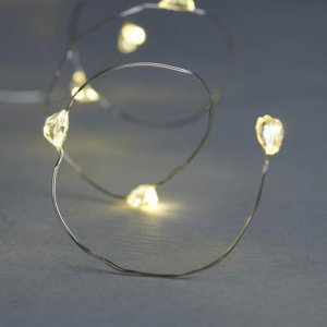 Sirius LED-Lichterkette Maggie, 20x LED Diamant Silber