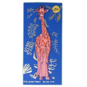 Magnet Giraffe rosa