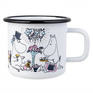 Emaille-Tasse Moomin 3.7dl Date night