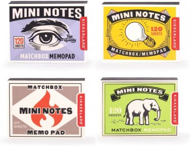Matchbox Sticky Notes 4er Set
