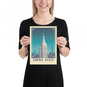 Vintage Poster S Empire State Building New York