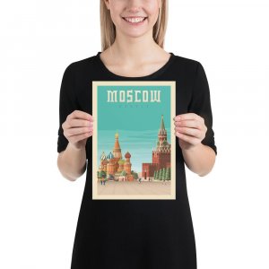 Vintage Poster S Moskau