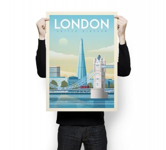 Vintage Poster XL London Tower Bridge