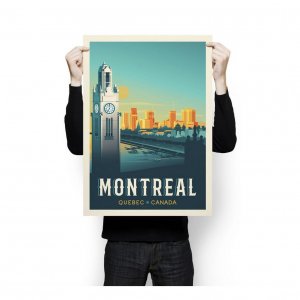 Vintage Poster XL Montreal Quebec