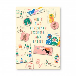 Forty Two Christmas Stickers and Labels