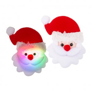 LED Button Weihnachtsmann