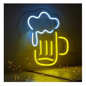 Vegas Lights LED Dekolicht Neon Sign Bier