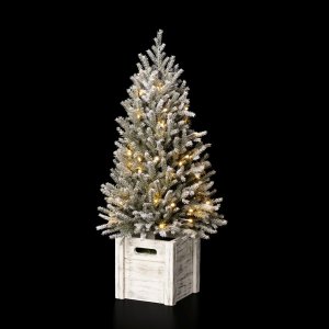 Weihnachtsbaum Snowy Tree klein GrÃ¼n, 60 LED