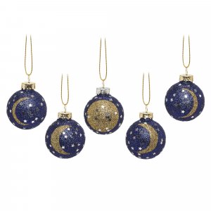 Weihnachtsschmuck Phases of the Moon Baubles 5er Set
