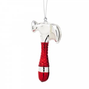 Weihnachtsschmuck Red and Silver Hammer