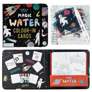 Magische Wasserkarten Space mit Farbwechsel