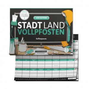 Partyspiel Stadt Land Vollpfosten - Job Edition