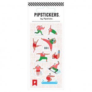 Pipstickers - Santas Stretching