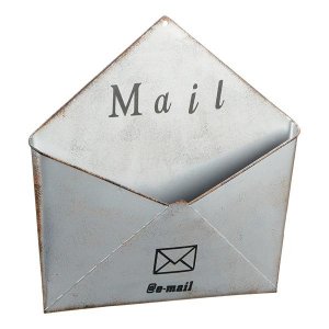 Briefkasten Kuvert Metall, zum HÃ¤ngen