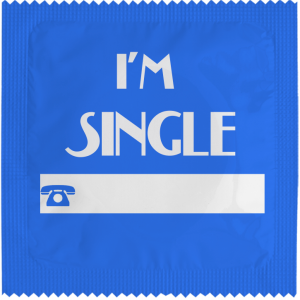 Kondom I'm Single blue